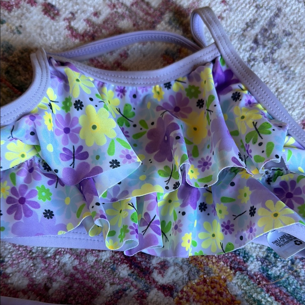 Floral Ruffle Bikini Set - Picture 4 of 5